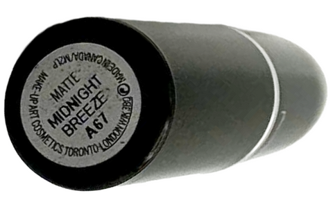 rossetto Mac Cosmetics Matte Lipstick Velvet Mattes MIDNIGHT BREEZE