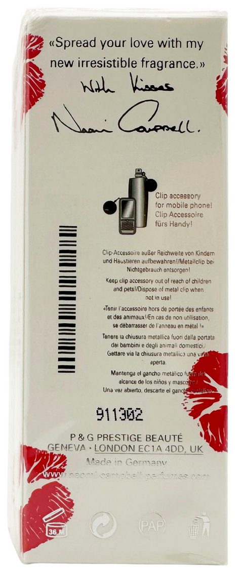 profumo donna Eau de Toilette Naomi Campbell CAT DELUXE WITH KISSES natural spray 30 ml