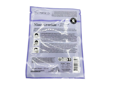 maschera viso coreana tessuto The MASK Dr. NIACINAMIDE Rebalancing + Glowing