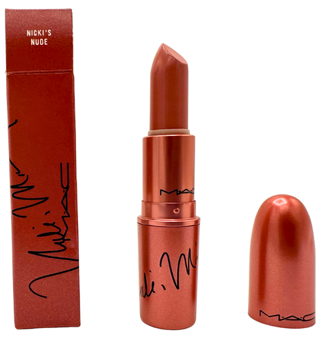 rossetto Mac Cosmetics Amplified Creme Lipstick Nicki Minaj NICKIS'S NUDE