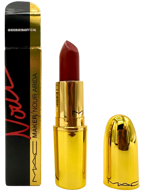 rossetto Mac Cosmetics Matte Lipstick MAC Maker Nour Arida @NOURARIDAOFFICIAL