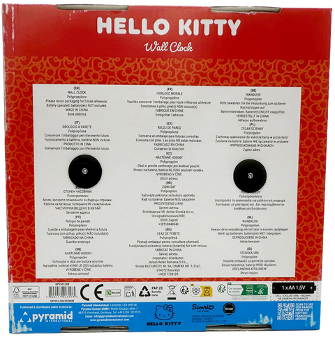 orologio a parete Sanrio Hello Kitty WALL CLOCK