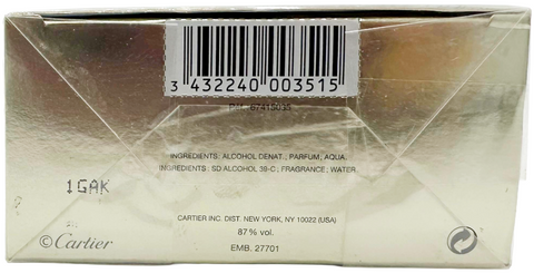 profumo donna Eau de Toilette PHANTERE de Cartier Paris splash & spray 50 ml