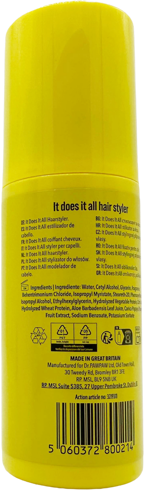 trattamento capelli Dr. PawPaw It Does It All Hair Styler 150 ml