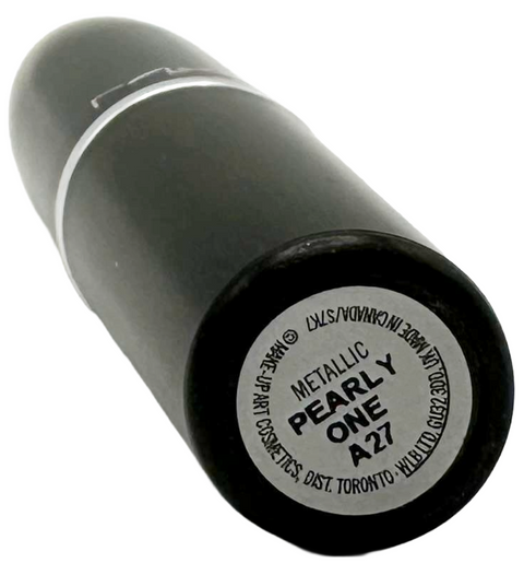 rossetto Mac Cosmetics Metallic Lipstick PEARLY ONE