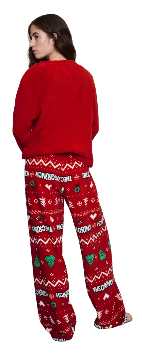 set pigiama donna in pile Dr. Seuss The Grinch tg. S