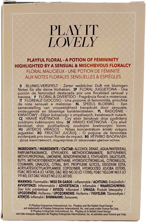 profumo donna Eau de Toilette Playboy PLAY IT LOVELY spray for Her 60 ml