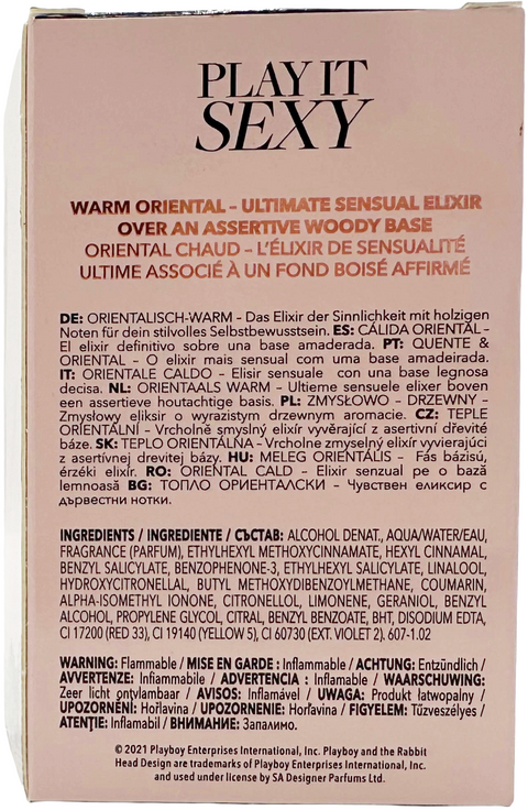 profumo donna Eau de Toilette Playboy PLAY IT SEXY spray for Her 40 ml