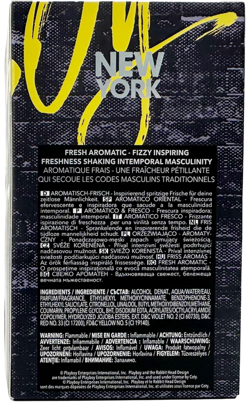 profumo uomo Eau de Toilette Playboy NEW YORK spray for Him 100 ml
