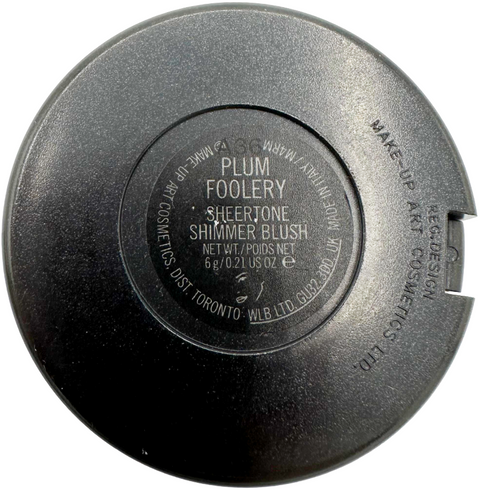 Mac Cosmetics Sheertone Shimmer Blush PLUM FOOLERY