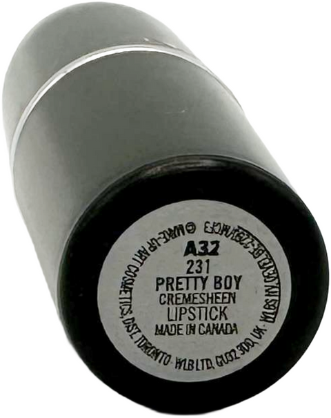 rossetto Mac Cosmetics Cremesheen Lipstick Pearl Collection 231 PRETTY BOY