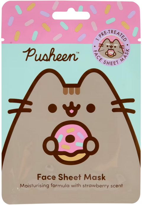 maschera viso Pusheen formula Moisturising with Strawberry Scent 20 ml