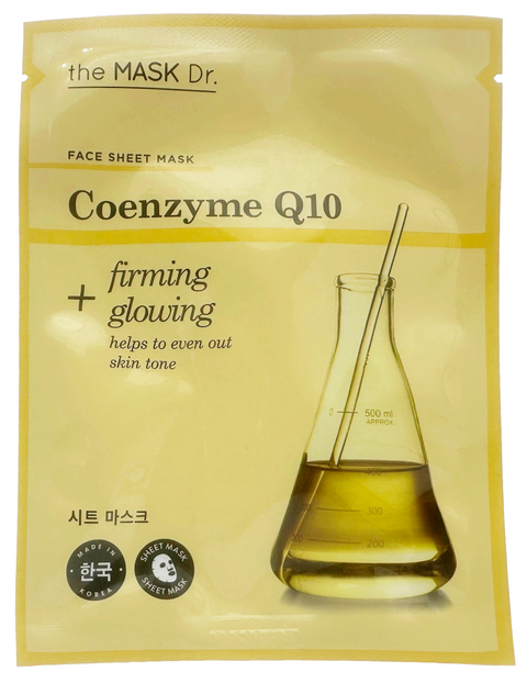 maschera viso coreana tessuto The MASK Dr. COENZYME Q10 Firming + Glowing