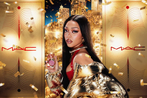 rossetto Mac Cosmetics Frost Lipstick Gift of Gold REGAL RED