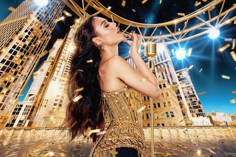 rossetto Mac Cosmetics Frost Lipstick Gift of Gold REGAL RED