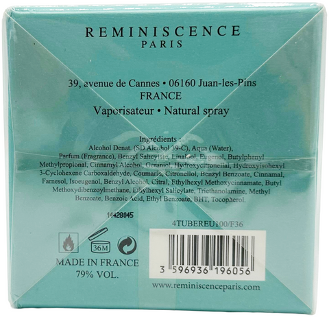 profumo donna Eau de Parfum Reminiscence WHITE TUBEREUSE natural spray 100 ml