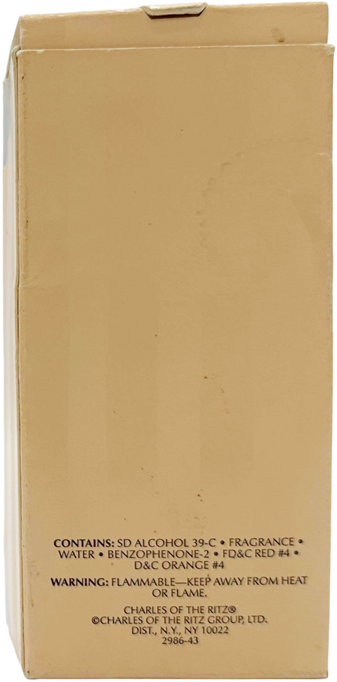 profumo donna Eau de Toilette Charles of the Ritz RITZ CLASSIC Light Perfume spray 56 ml