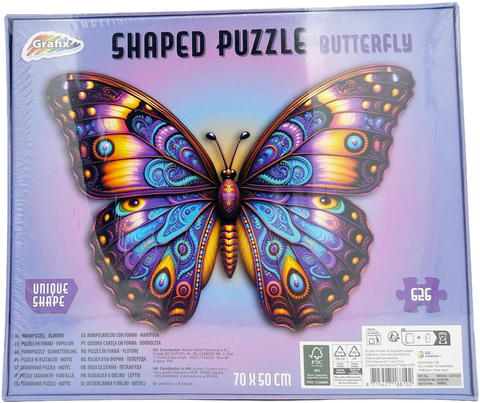 puzzle sagomato Grafix Shaped Puzzle BUTTERFLY - FARFALLA