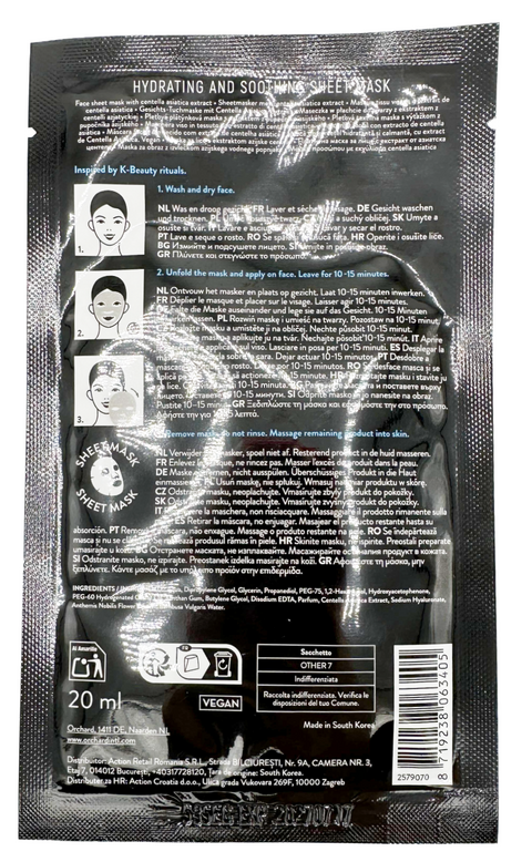 maschera viso coreana tessuto The Beauty Dept. Cica-Boo Here I Am! Hydrating and Soothing