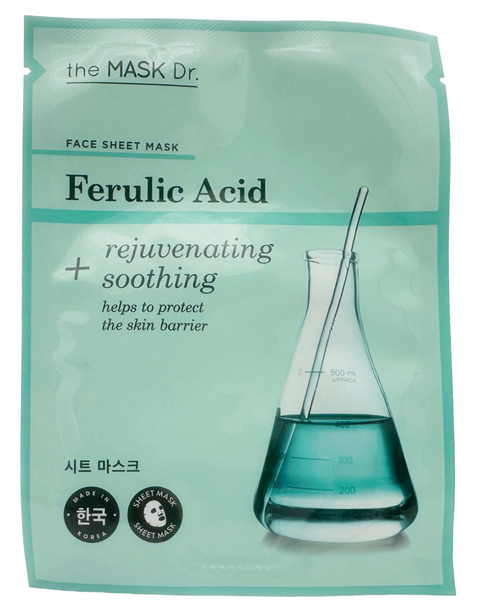 maschera viso coreana tessuto The MASK Dr. FERULIC ACID Rejuvenating + Soothing