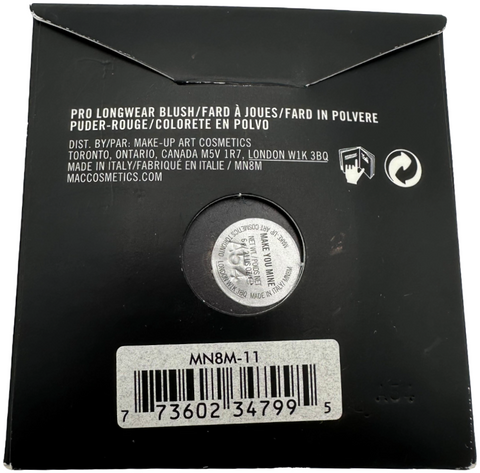 Mac Cosmetics Pro Longwear Blush MAKE YOU MINE Refill