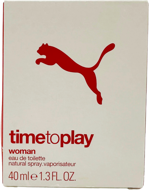 profumo donna Eau de Toilette Puma TIME TO PLAY Woman natural spray 40 ml + borsa