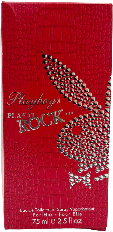 set profumo donna Playboy PLAY IT ROCK Eau de Toilette spray 75 ml + Parfum Deodorant + Toiletry Bag