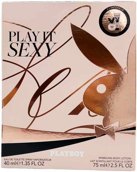set profumo donna Playboy PLAY IT SEXY Eau de Toilette spray 40 ml + Sparkling Body Lotion