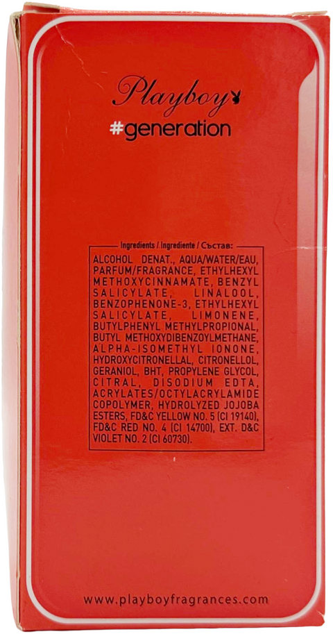 profumo donna Eau de Toilette Playboy #GENERATION spray for Her 50 ml