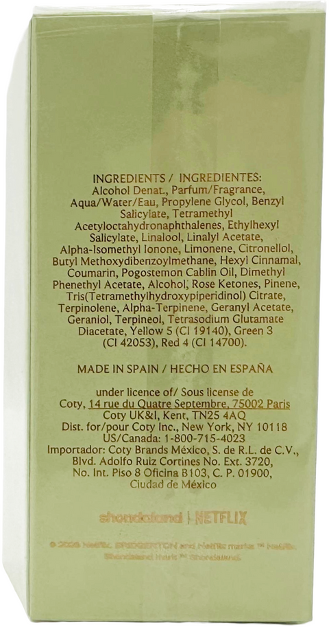 profumo donna Eau de Parfum Bridgerton Dearest REBEL VANILLA spray 50 ml
