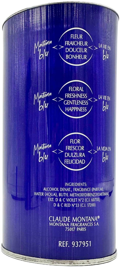 profumo donna Eau de Toilette Montana BLU natural spray 30 ml
