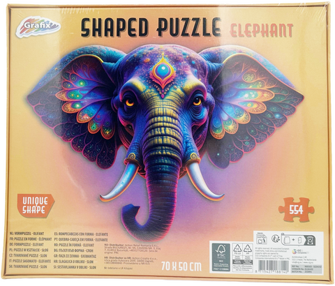 puzzle sagomato Grafix Shaped Puzzle ELEPHANT - ELEFANTE