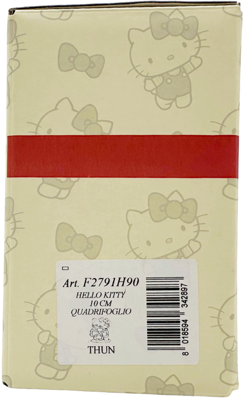 statuina soprammobile Thun Sanrio Hello Kitty con QUADRIFOGLIO F2791H90