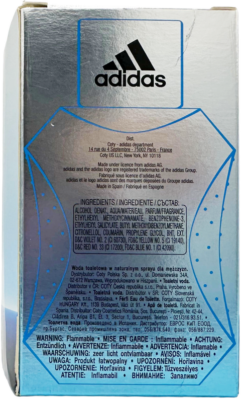 profumo uomo Eau de Toilette Adidas Uefa Champions League ARENA EDITION natural spray 50 ml