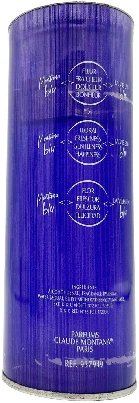 profumo donna Eau de Toilette Montana BLU natural spray 100 ml