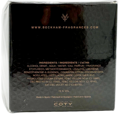 profumo Eau de Toilette David Beckham INTIMATELY Men natural spray 30 ml