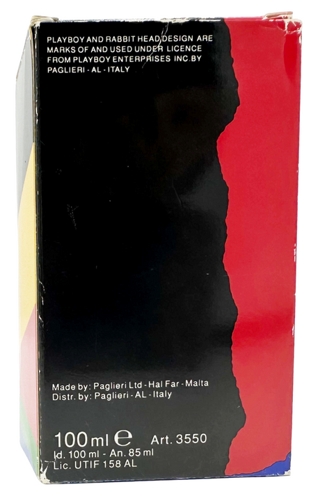 profumo Eau de Toilette Playboy Paglieri Art. 3550 splash 100 ml