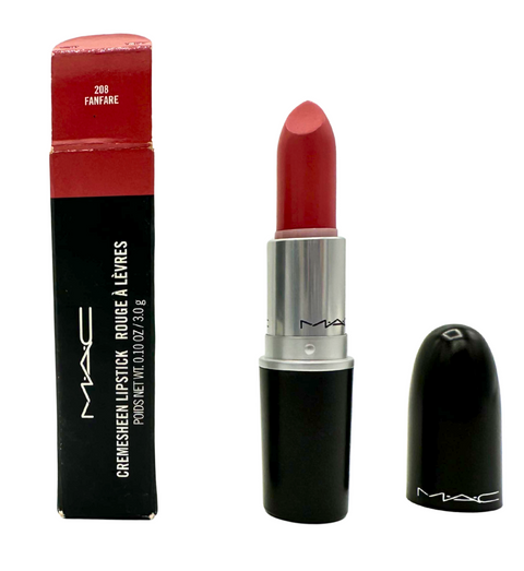 rossetto Mac Cosmetics Cremesheen Lipstick 208 FANFARE