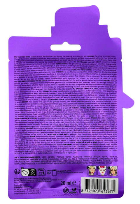 maschera viso Topbrands Wednesday Marshmallow