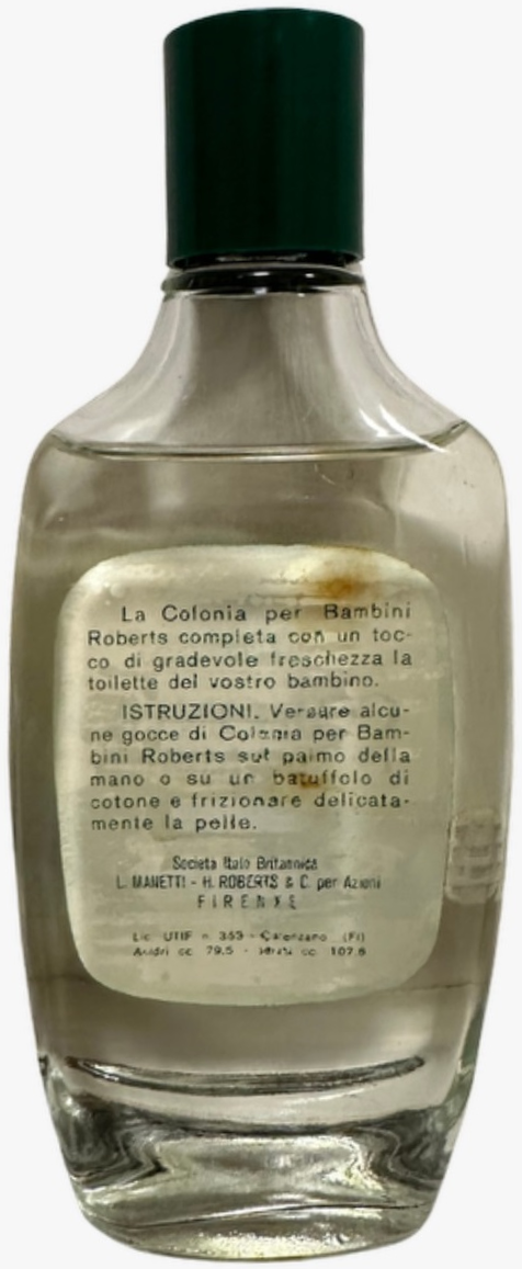 colònia infantil Manetti &amp; Roberts Eau de Cologne Splash 100 ml vintage 1a edició anys 70/80