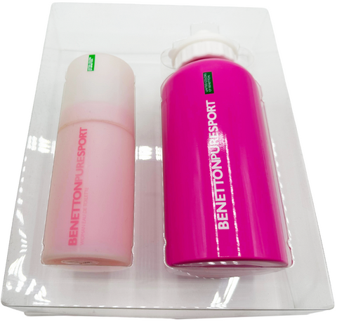 set profumo donna United Colors Of Benetton PURE SPORT WOMAN 100 ml natural spray + borraccia