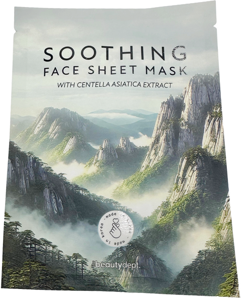 maschera viso The Beauty Dept. SOOTHING Face Sheet Mask with Centella Asiatica Extract