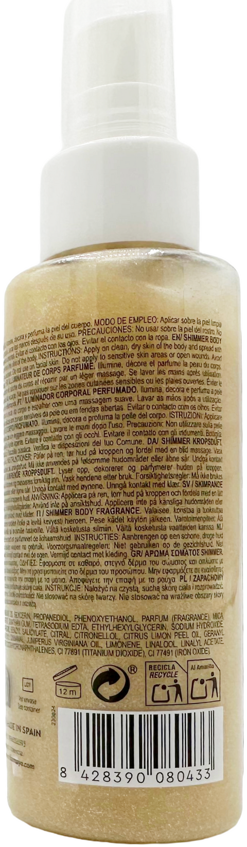 acqua profumata Flor de Mayo Mini Shimmer Body Fragrance GOLD 100 ml