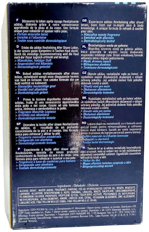 after shave lotion Adidas Coty Team Force splash 100 ml