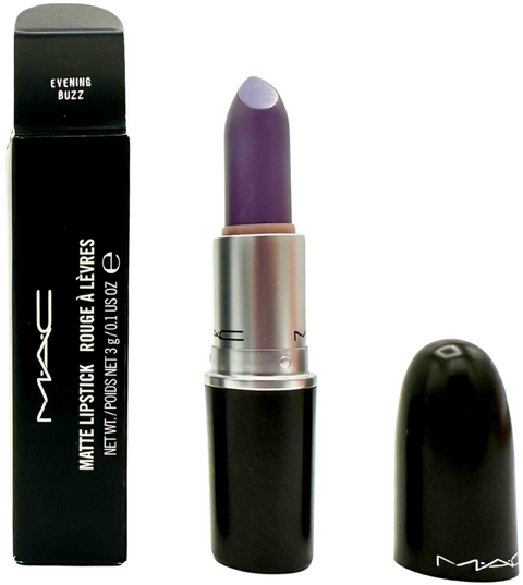 rossetto Mac Cosmetics Matte Lipstick Colour Rocker EVENING BUZZ