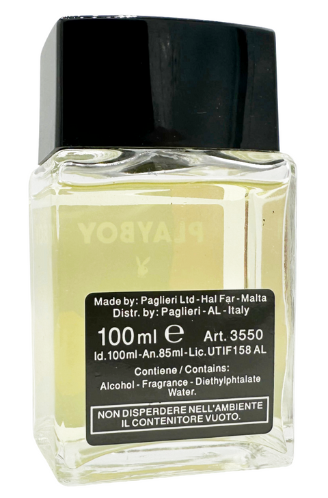profumo Eau de Toilette Playboy Paglieri Art. 3550 splash 100 ml