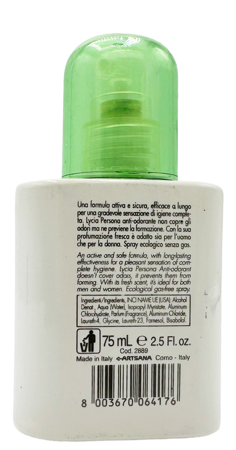spray anti-odorante Lycia Persona Fresh Scented 75 ml