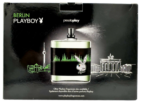 set uomo Playboy Eau de Toilette Berlin 100 ml + after shave Berlin 100 ml