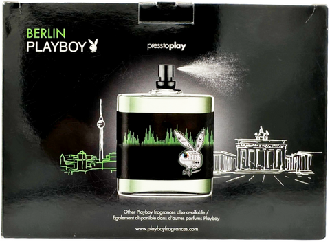 set profumo uomo Playboy BERLIN Eau de Toilette 50 ml + 24H deodorant body spray