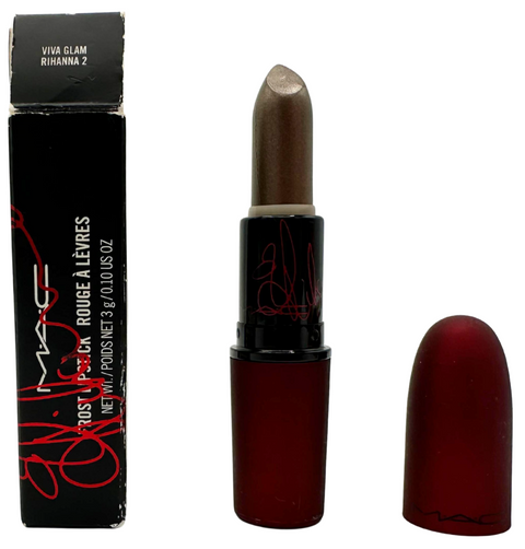 rossetto Mac Cosmetics Frost Lipstick VIVA GLAM RIHANNA 2